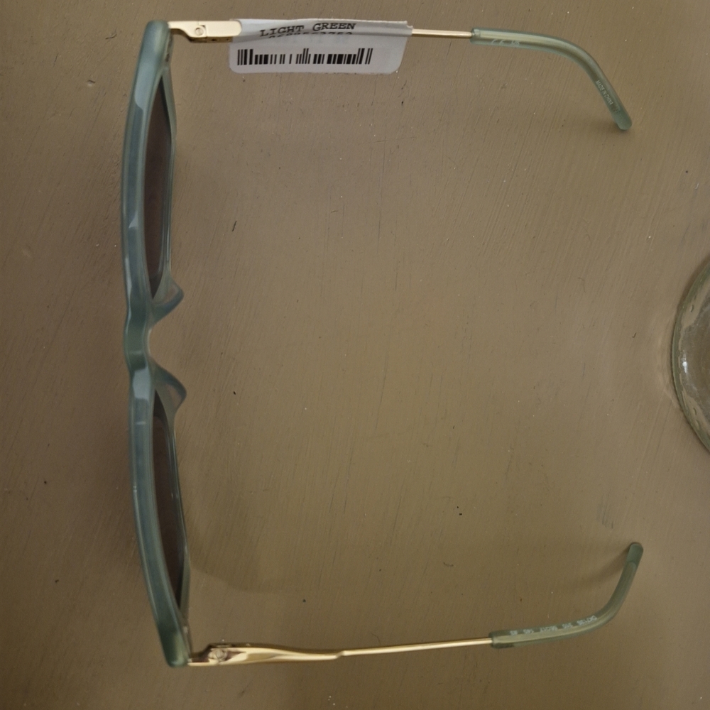 DKNY Green Square Sunglasses - Picture 2 of 3